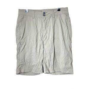 prAna Halle Shorts Khaki Stretch Zion Hiking Outdoor Travel